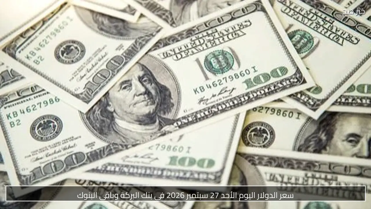 سعر الدولار اليوم الأحد 27 سبتمبر 2026 في بنك البركة وباقي البنوك