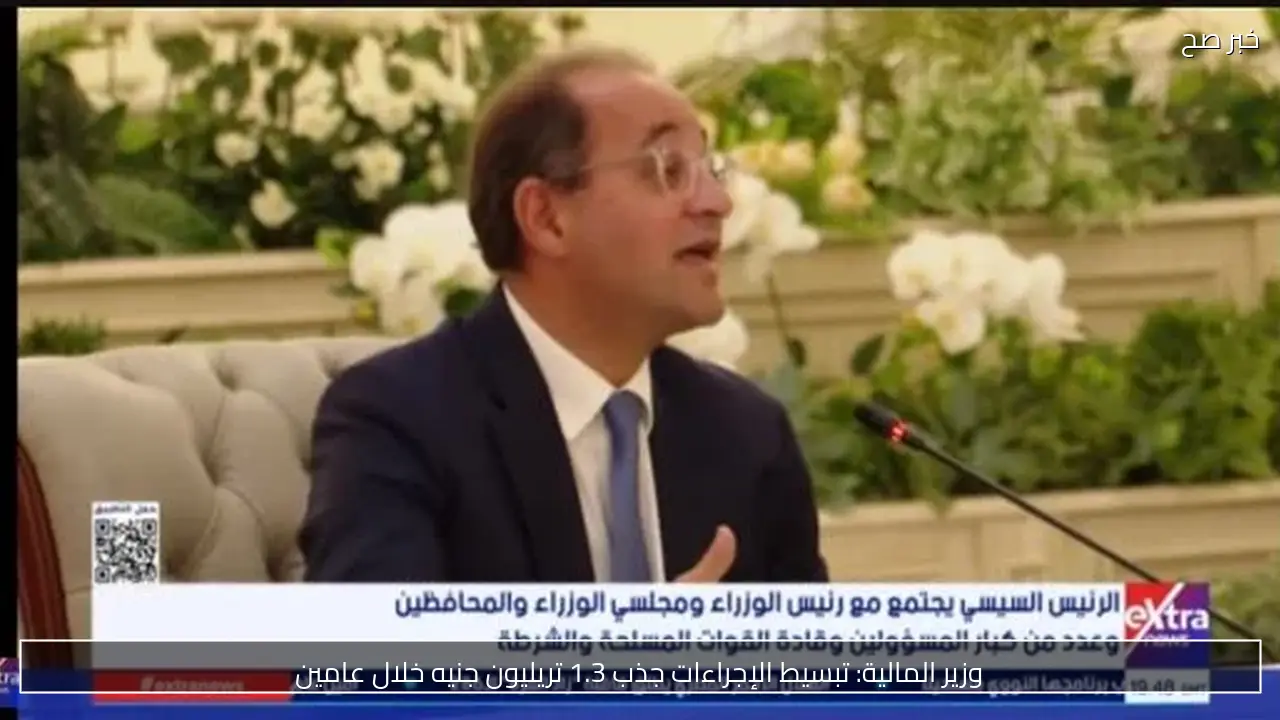 وزير المالية: تبسيط الإجراءات جذب 1.3 تريليون جنيه خلال عامين