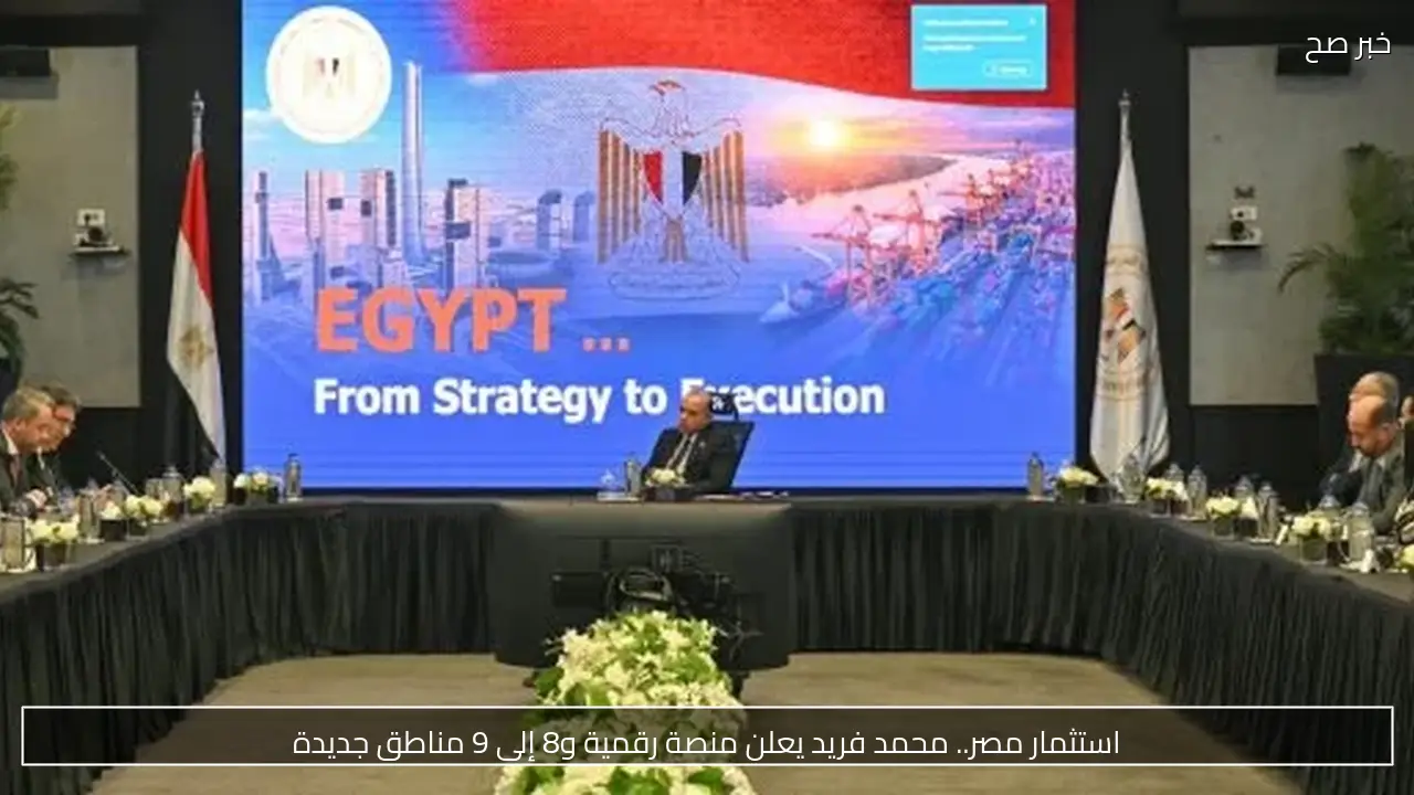استثمار مصر.. محمد فريد يعلن منصة رقمية و8 إلى 9 مناطق جديدة