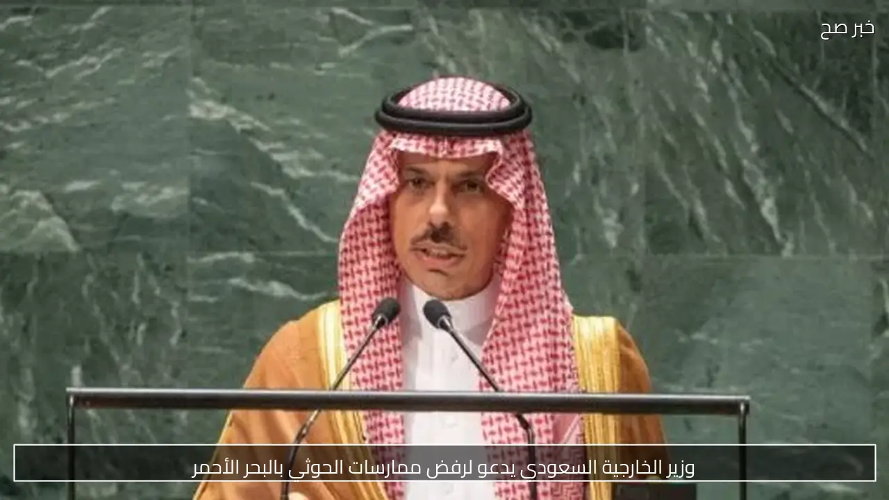 وزير الخارجية السعودي يدعو لرفض ممارسات الحوثي بالبحر الأحمر
