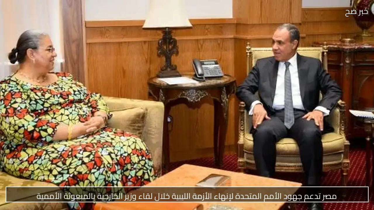 مصر تدعم جهود الأمم المتحدة لإنهاء الأزمة الليبية خلال لقاء وزير الخارجية بالمبعوثة الأممية