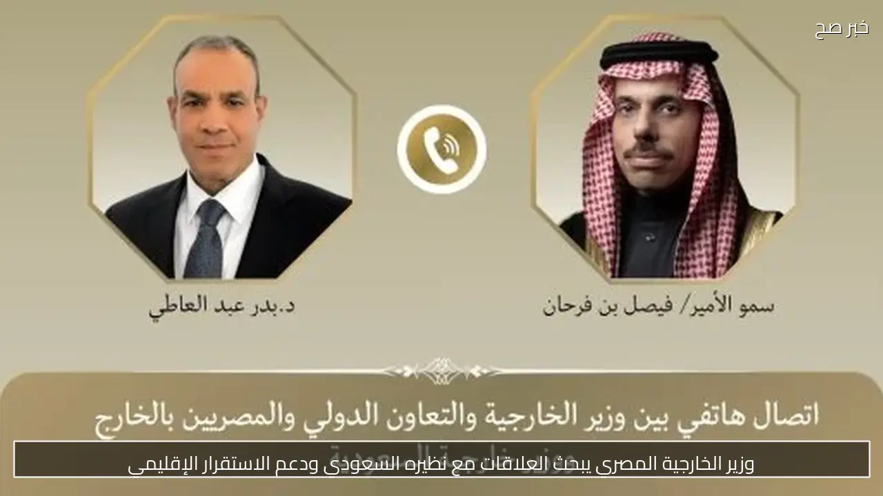وزير الخارجية المصري يبحث العلاقات مع نظيره السعودي ودعم الاستقرار الإقليمي