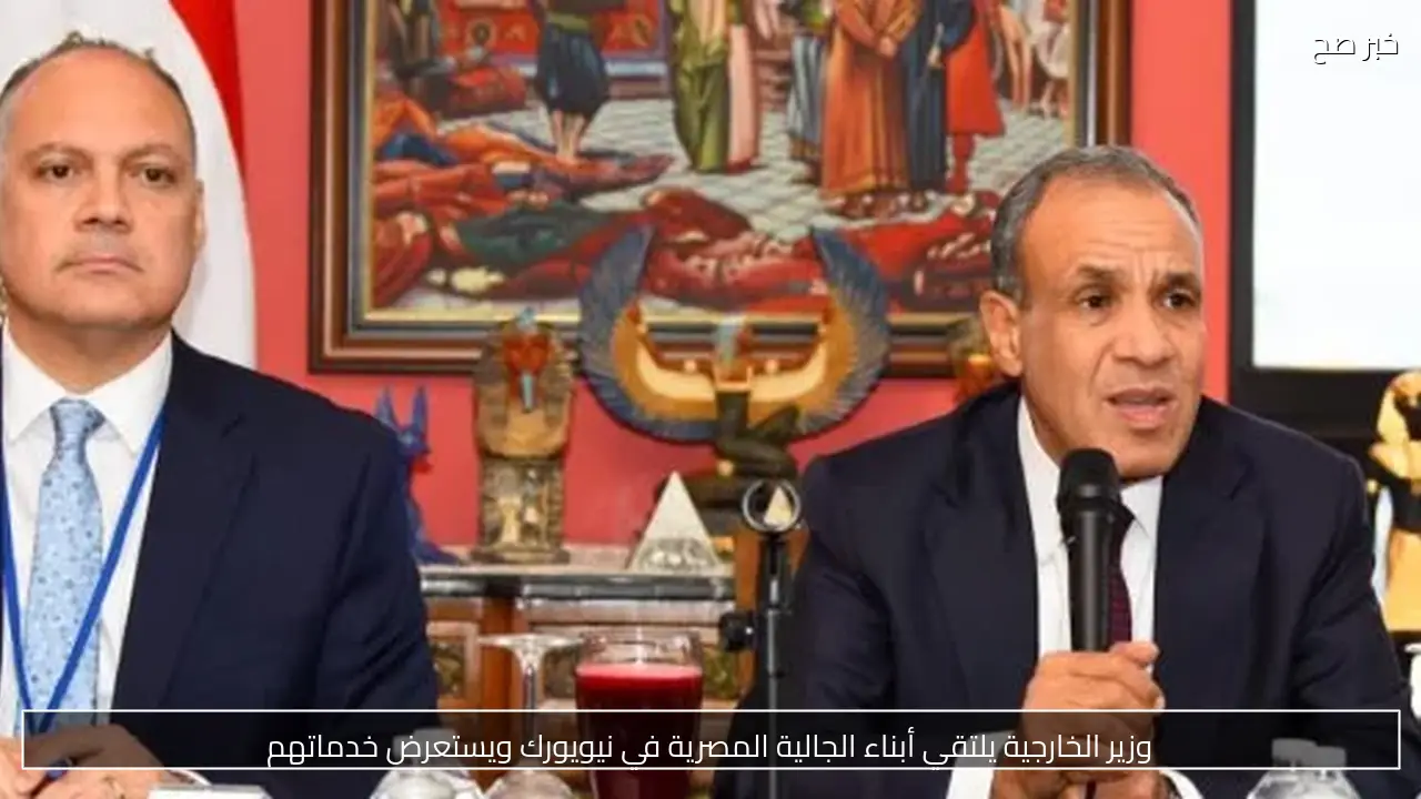 وزير الخارجية يلتقي أبناء الجالية المصرية في نيويورك ويستعرض خدماتهم