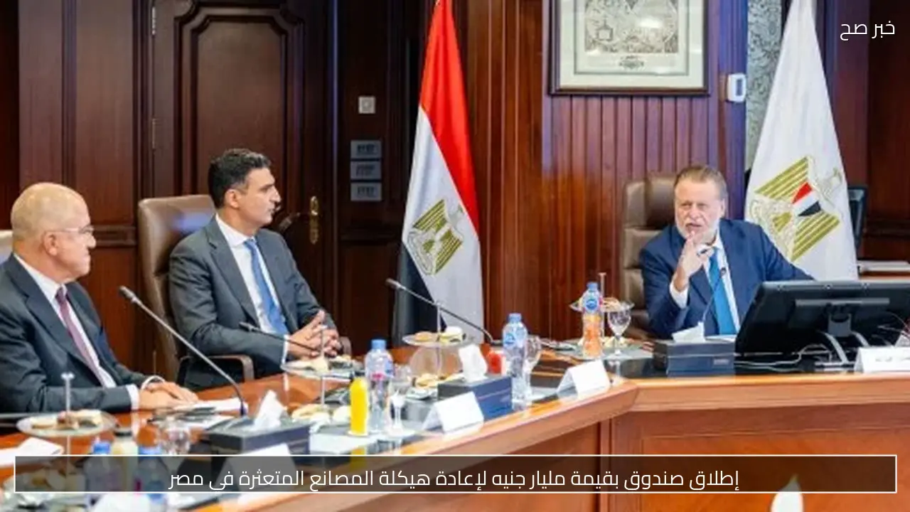 إطلاق صندوق بقيمة مليار جنيه لإعادة هيكلة المصانع المتعثرة في مصر