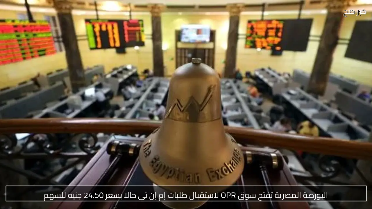البورصة المصرية تفتح سوق OPR لاستقبال طلبات إم إن تي حالا بسعر 24.50 جنيه للسهم