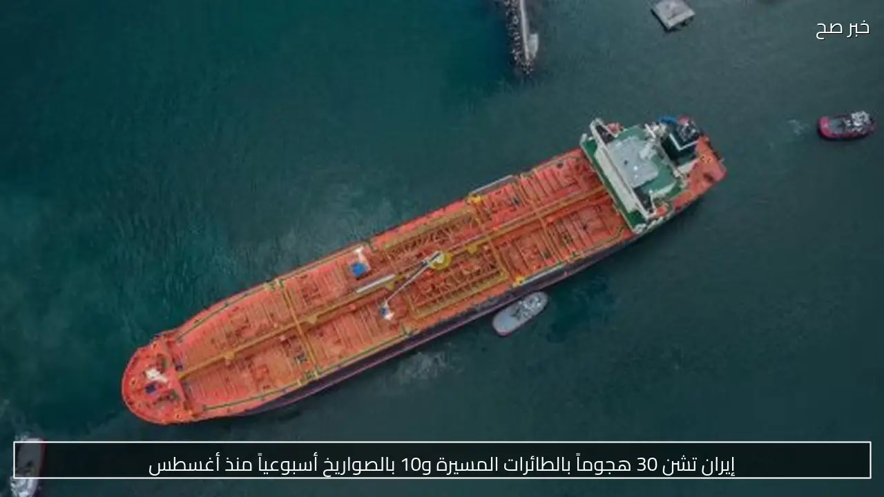 إيران تشن 30 هجوماً بالطائرات المسيرة و10 بالصواريخ أسبوعياً منذ أغسطس