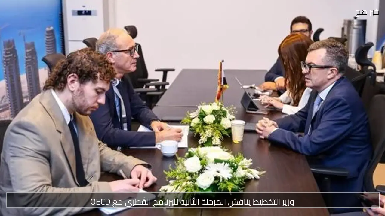 وزير التخطيط يناقش المرحلة الثانية للبرنامج القُطري مع OECD