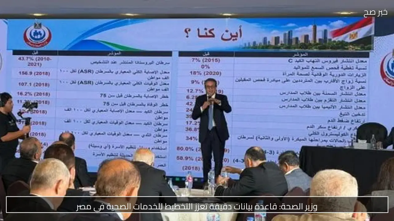 وزير الصحة: قاعدة بيانات دقيقة تعزز التخطيط للخدمات الصحية في مصر