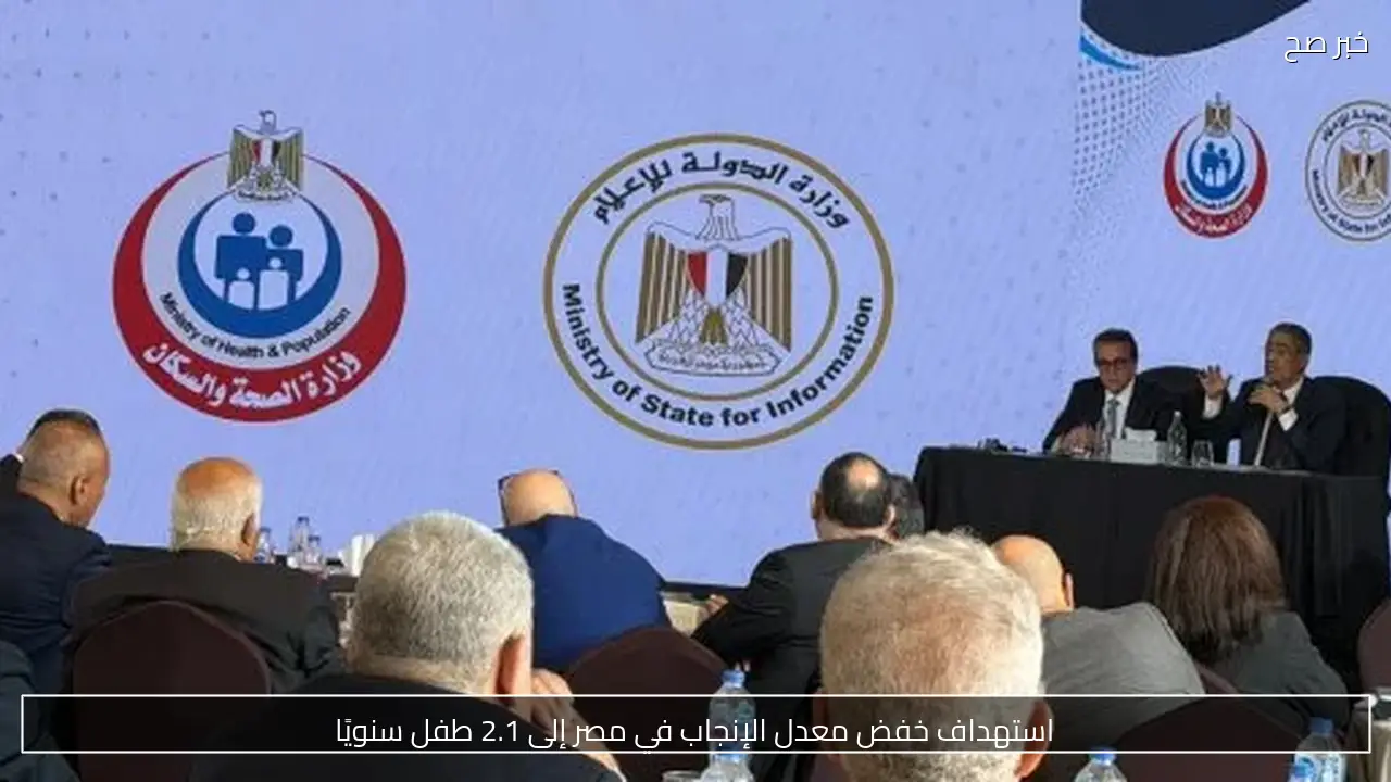 استهداف خفض معدل الإنجاب في مصر إلى 2.1 طفل سنويًا